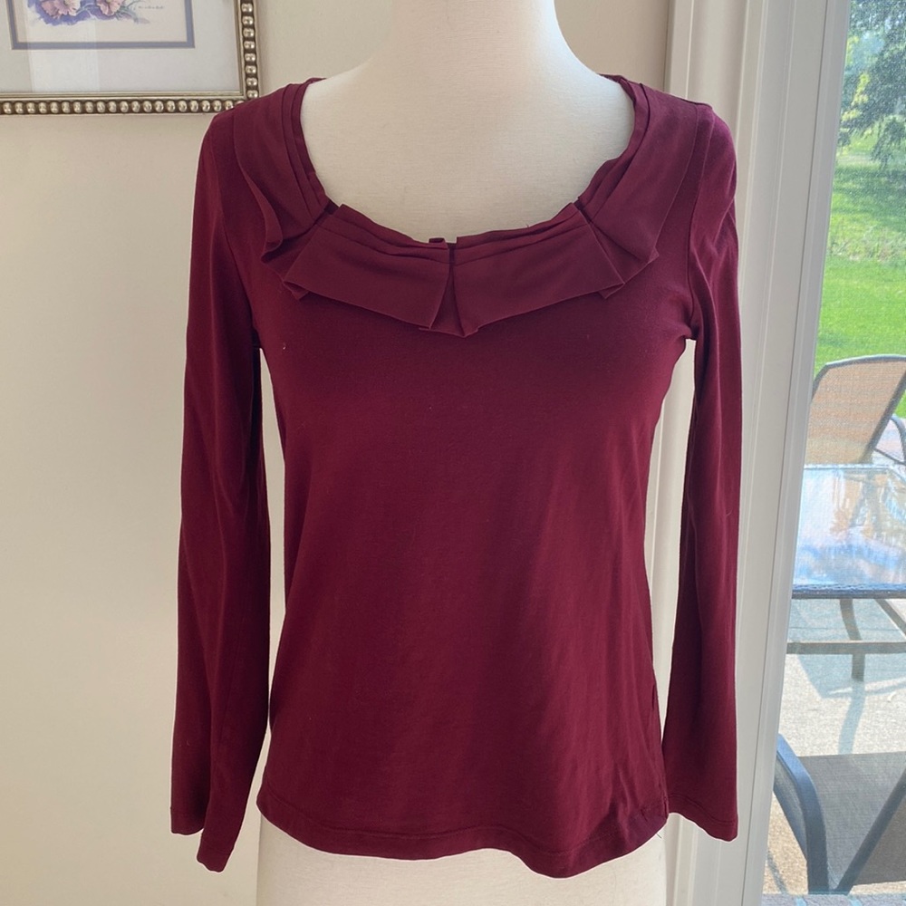 • Talbots Pleated Top •